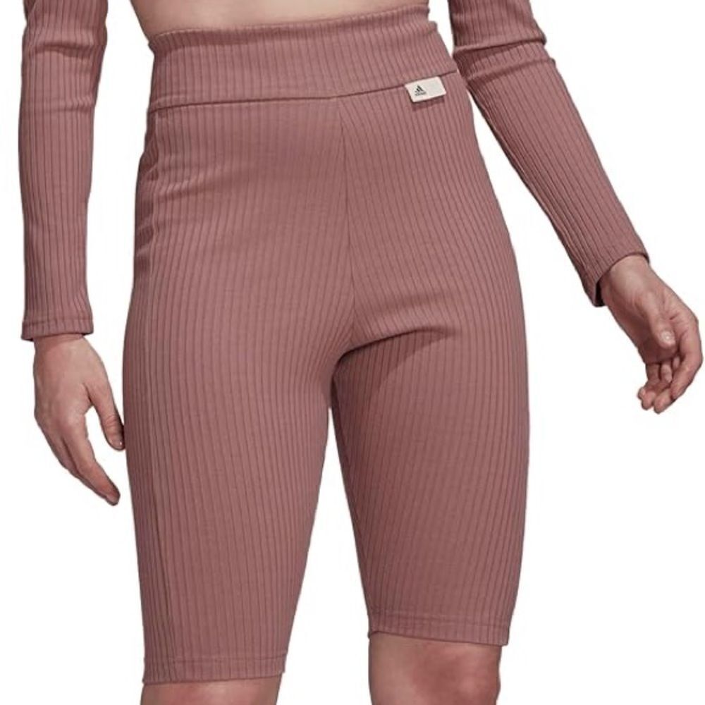 adidas Women's Studio Lounge Ribbed Shorts size XS